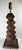 Early 20th Century American Folk Art Tramp Art Polychrome Table Lamp For Sale - Image 4 of 13