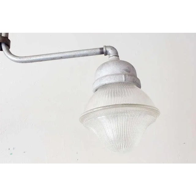 1940s Dual Crouse-Hinds Holophane Pendant For Sale - Image 5 of 6