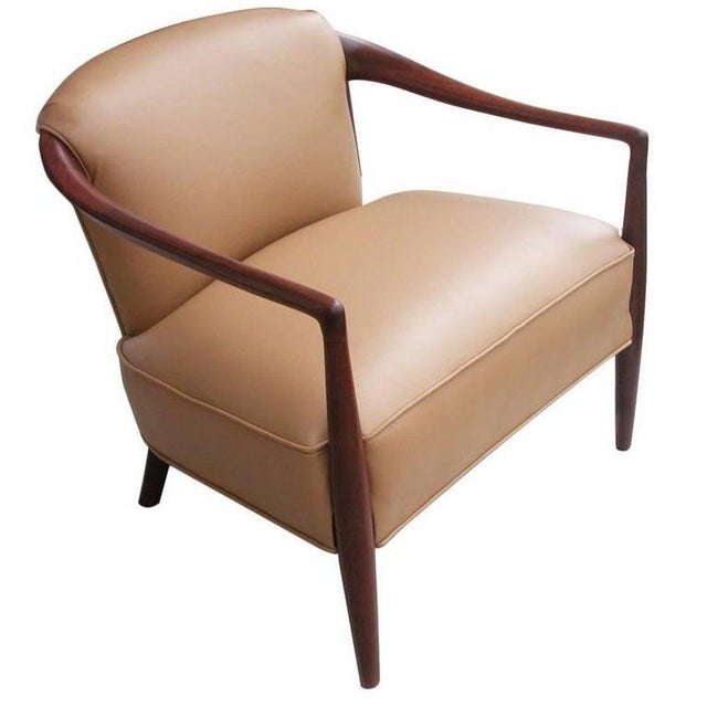 1960s Vintage Midcentury Ib Kofod Larsen Style Lounge Chair For Sale - Image 9 of 9