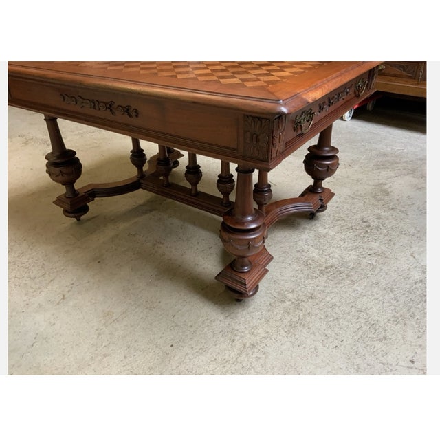 Antique Extendable Table, 1910 For Sale - Image 10 of 13