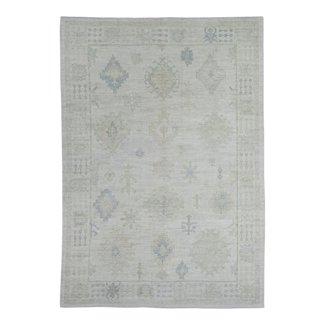 Turkish Oushak Rug 9'11" x 14'1" #20332 For Sale