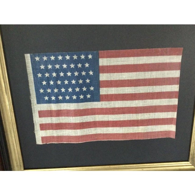 American 1930s Vintage 45 Star American Flag 1896- 1907 Utah For Sale - Image 3 of 3