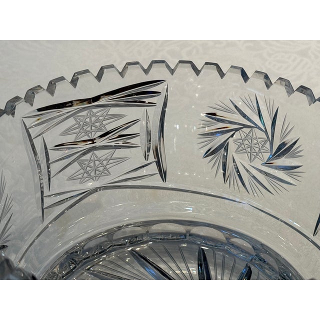 Bohemia 1990s Bohemian Crystal Bowl For Sale - Image 4 of 7