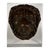 Antique Zinc Lion Sculpture on Lucite Mount For Sale