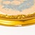 Gold Vintage Floral Print in Gold Oval Frame "The Bouquet" For Sale - Image 8 of 11