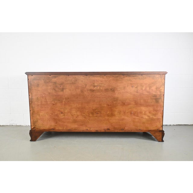 Ethan Allen Georgian Court Cherry Dresser For Sale - Image 11 of 13
