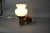 Czechoslovak Wooden Wall Lamp with Glass Shades from Valasske Mezirici, 1960s For Sale - Image 12 of 14