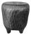 Sculptural Suar Wood Side Table, Burnt Finish Modern Organic For Sale