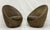 Vintage Pair Milo Baughman for Thayer Coggin Swivel Egg Lounge Chairs, Usa 1960s For Sale In Los Angeles - Image 6 of 18