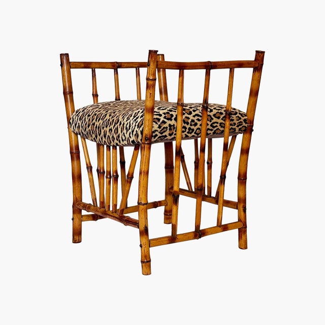 Chinoiserie Bamboo Bench For Sale - Image 11 of 13