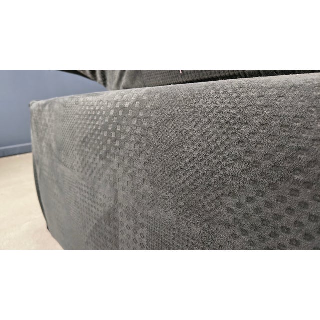 Saporiti Italia Velvet Sofa from Saporiti Italia, 1980s For Sale - Image 4 of 14