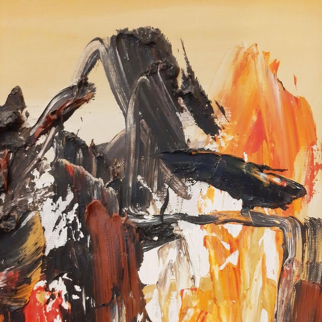 1980s Preben Wölck, Autumn: Harvest, 1980s, Oil on Canvas For Sale - Image 5 of 10