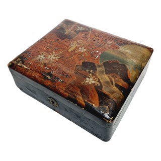 Japanese Lacquerware Box, 1920s For Sale