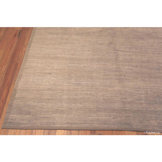 Nazmiyal Collection Gentle Tone Minimalist Modern Trendy Rug For Sale - Image 4 of 6
