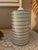 1990s 1990s Sculptural Wooden Pendant Light With Gold-Striped Glass Shade – Organic Modern Design For Sale - Image 5 of 9