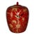 Vintage Asian Painted Large Lidded Ginger Jar For Sale