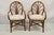 Vintage Hollywood Regency Bentwood Rattan Fan Back Dining Chairs - Set of 4 For Sale - Image 11 of 12