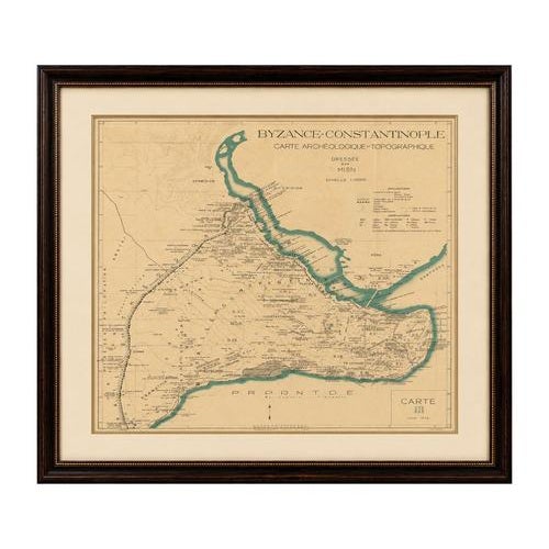 Vintage Archaeological & Topographical Map, 1938 For Sale - Image 12 of 12