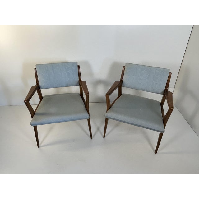 Chairs in the style of Gio Ponti, 1950s, Set of 2 For Sale - Image 6 of 11