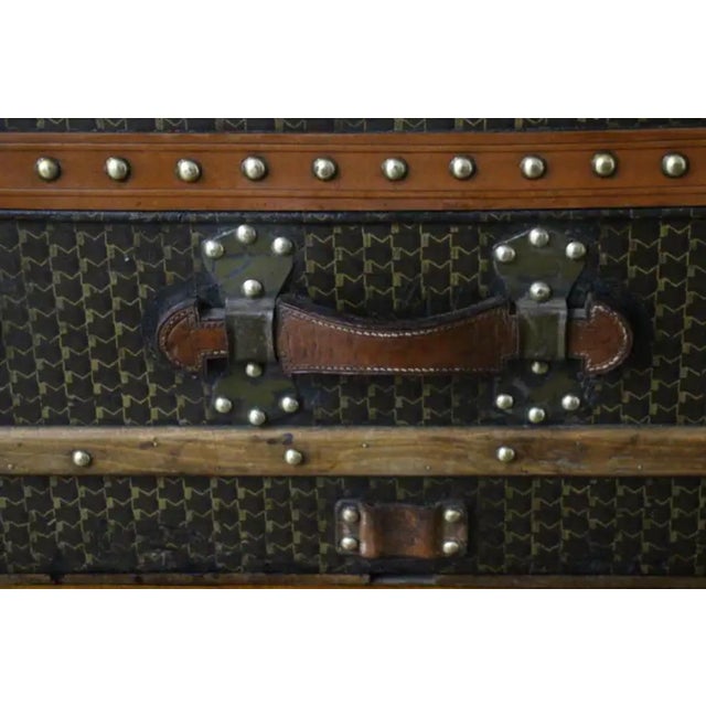 Trunk with M Pattern from Moynat, 1937 For Sale - Image 17 of 18