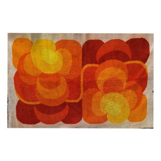 Large Vintage Pop Art Rug by Desso, 1970s For Sale