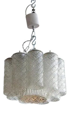 Cylinder Wall Light from Mazzega, 1969