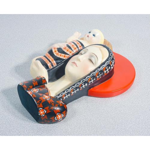 1930s Ceramic Sculpture by Andrea Bologna for Lenci, 1935 For Sale - Image 5 of 18