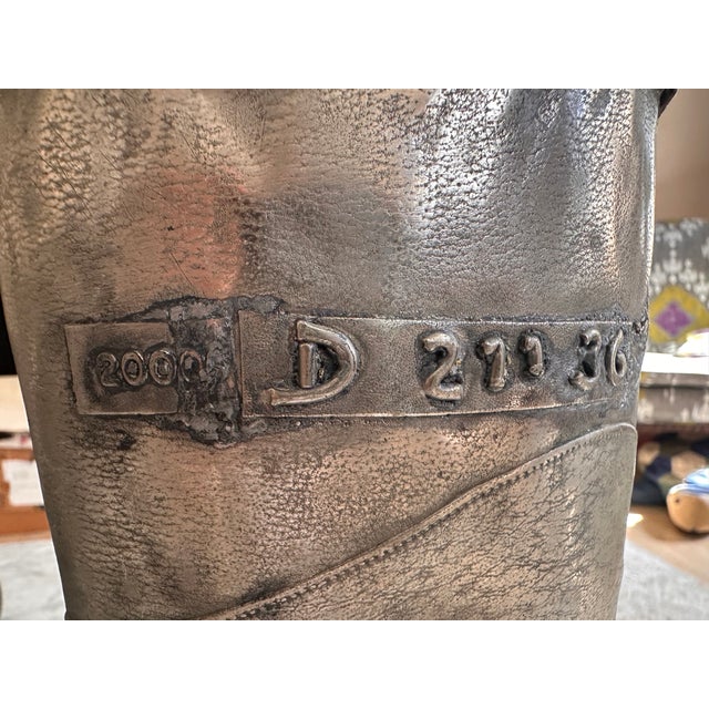Mid-20th Century Industrial Turkish Metal Boot Mold For Sale - Image 12 of 14