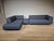 Early 21st Century Set of Corner Sofa with Ottoman in Grey from Leolux For Sale - Image 5 of 16