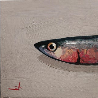 Sardine Oil Painting by Vivek Mandalia For Sale