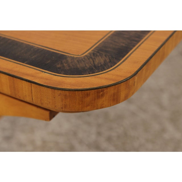 David Salmon English Satinwood Coffee Table For Sale - Image 10 of 15