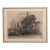 Early 20th Century France Charcoal Wood Drawing For Sale