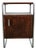 Bauhaus Tubular Chrome and Oak Nightstand, Former Czechoslovakia, 1940s For Sale
