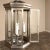 Mid-Century Brushed Steel Lantern Chandeliers - a Pair For Sale - Image 12 of 12
