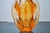 Glass Orange Seguso Vase in Frosted Murano Glass, 1970 For Sale - Image 7 of 8