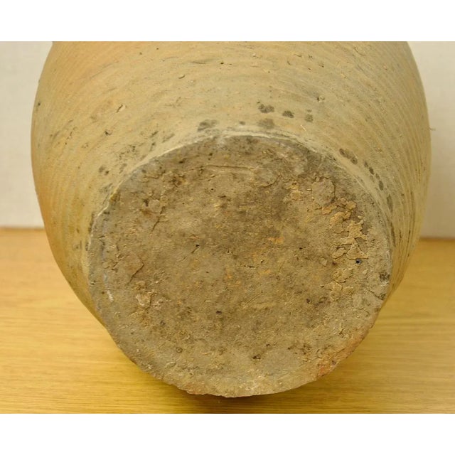 Tan Vintage French Stoneware Jug For Sale - Image 8 of 8