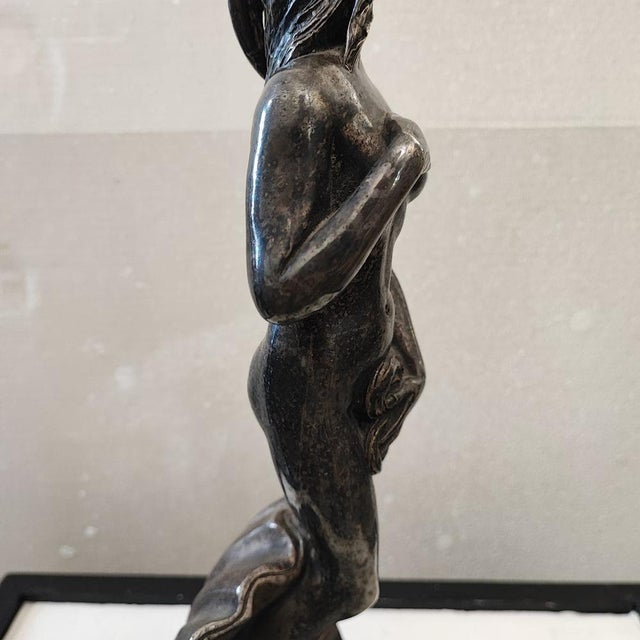 Metal Max Hamlet, Botticelli's Venus, 1992, Silver-Plated Bronze For Sale - Image 7 of 18