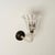 Large Murano Glass and Bronzed Brass Flower Sconces from Barovier, Italy, 1940s, Set of 2 For Sale - Image 3 of 13