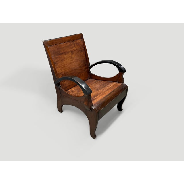 Contemporary 1950s Andrianna Shamaris Antique Dutch Colonial Chair For Sale - Image 3 of 5