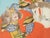 Late Meiji to Tisho Era Antique Japanese Reverse Glass Painting For Sale - Image 10 of 18