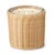 This two-wick scented candle imparts an uplifting floral fragrance. Presented in a woven wicker basket, it has a natural,...