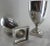 Williamsburg Shirley Pewter Pair of Goblets For Sale - Image 4 of 10