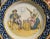 Decorate a wall of a shelf with this colorful antique platter. Created in Brittany, France circa 1920, the hand painted...