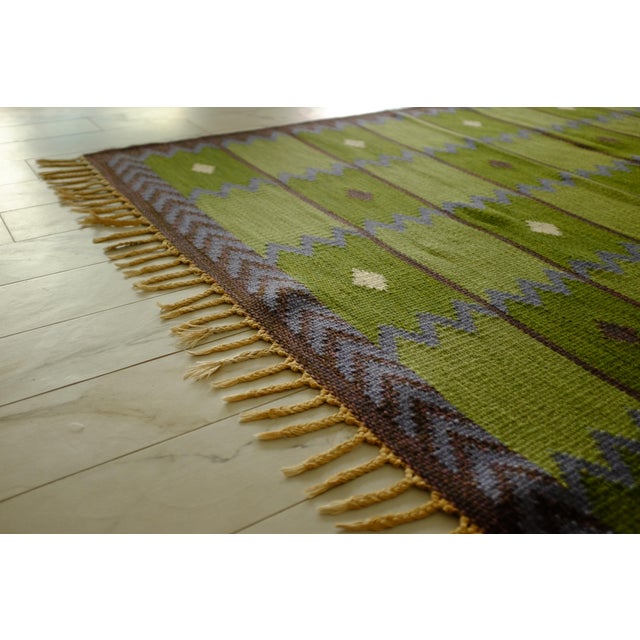 Vintage "Garden" Rug by Berit Koenig Woelfer For Sale In New York - Image 6 of 16