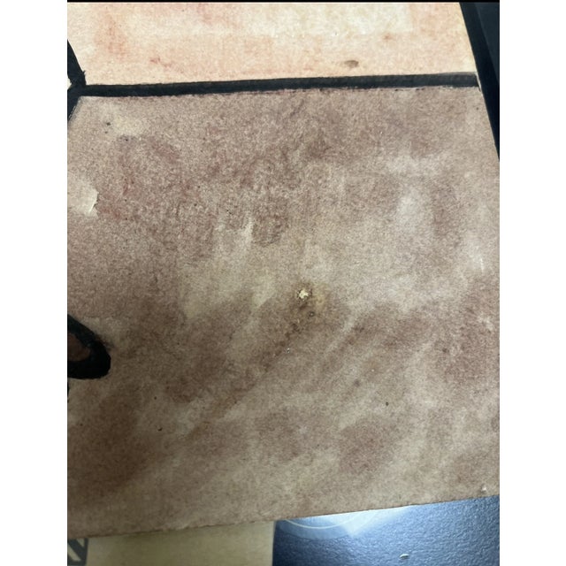 1960s Jose Maria De Servin Original Midcentury Mexican Folk Art Painting, Sombrero + Watermelon For Sale In New York - Image 6 of 11