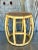 Vintage Coastal Rattan Low Stool For Sale - Image 4 of 7