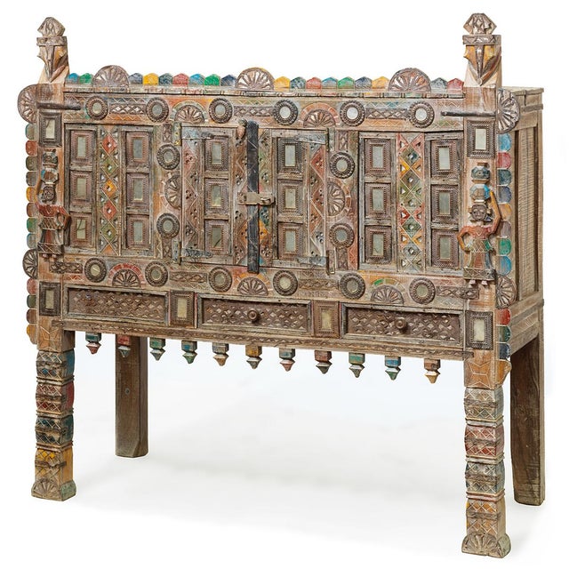 Vintage Indian Damchiya Dowry Chest, 1950s For Sale - Image 9 of 9
