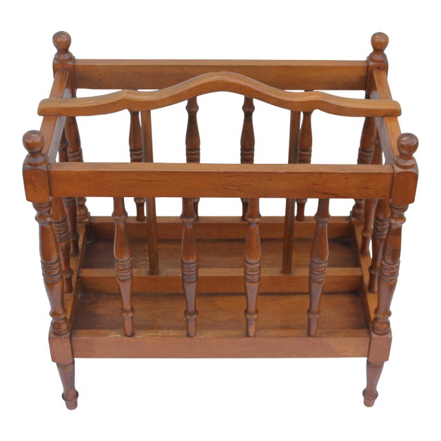 Vintage Magazine Rack For Sale