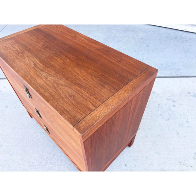 1960s Mid Century Walnut Chest of Drawers by John Keal for Brown Saltman For Sale - Image 11 of 13