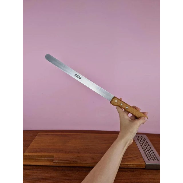 Teak Cutting Board with Built-in Knife by Richard Nissen for Bodum, 1980s For Sale - Image 4 of 10